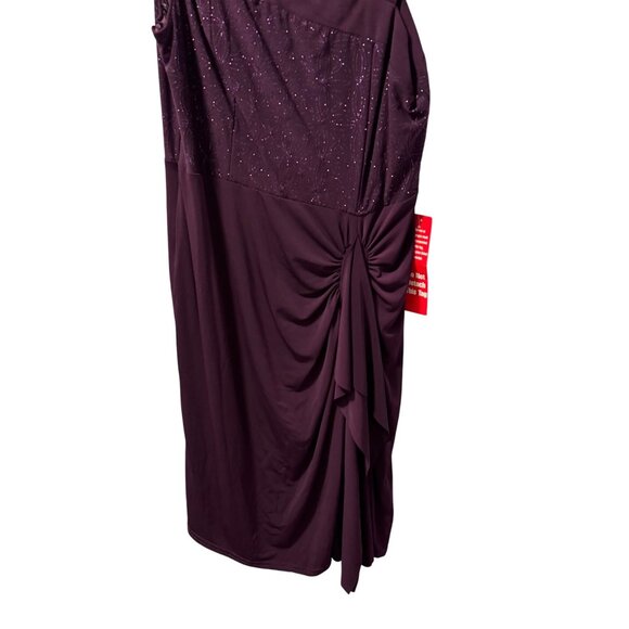 R&M Richards One-Shoulder Asymmetrical Cocktail Dress Size 14 .NWT - Picture 7 of 12